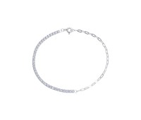 Mixed Chains Bracelet BRS-1289